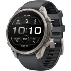 Garmin Fenix 9 Pro 47mm Titanium with Graphite/Black Silicone Band (010-04336-25/26)
