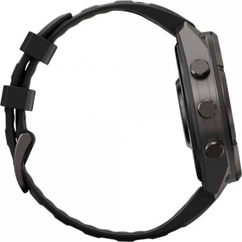 Garmin Fenix 9 Pro 47mm Carbon Gray DLC Titanium with Black/Pebble Gray Silicone Band (010-04336-15/16)