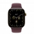 Apple Watch Series 12 GPS + Cellular 42mm Radiant Gold Titanium Case with Burgundy Sport Band S/M (MJGJ4)