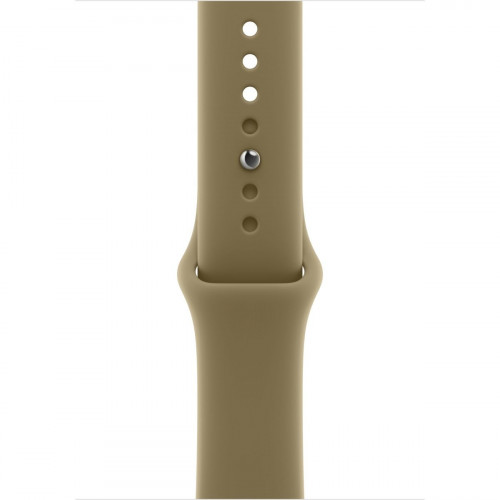 Apple Watch Series 12 GPS 46mm Dark Bronze Aluminum Case with Olive Sport Band S/M (MJEQ4)