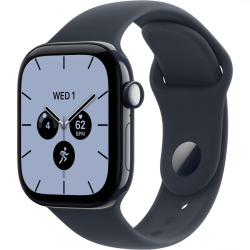 Apple Watch Series 12 GPS + Cellular 42mm Night Blue Ceramic Case with Navy Blue Sport Band S/M (MJGY4)
