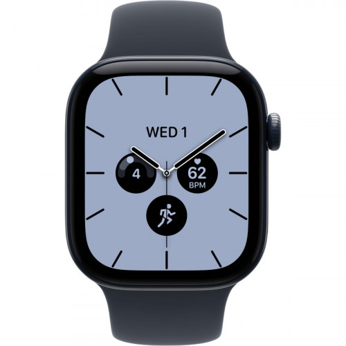 Apple Watch Series 12 GPS + Cellular 42mm Night Blue Ceramic Case with Navy Blue Sport Band S/M (MJGY4)