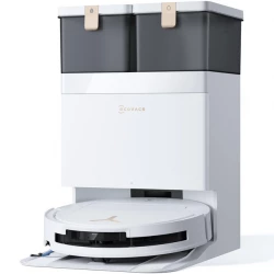 Робот-пылесос с функцией влажной уборки ECOVACS Deebot T50S Pro Omni White (DEX69)