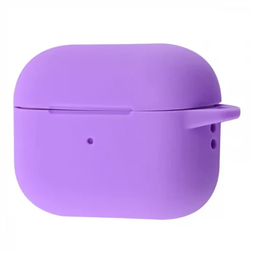 Чохол-накладка (силіконовий) Apple AirPods Pro 3 Silicone Case New Purple