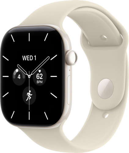Apple Watch Series 12 GPS + Cellular 46mm Pearl White Ceramic Case with Sand Sport B. S/M (MJH14)