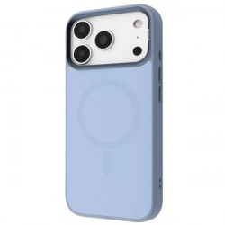 Чехол-накладка (силиконовый) Apple iPhone 17 Pro/18 Pro Proove Sapphire Case with Magnetic Ring Light Blue