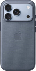Чехол-накладка (тканевый) для iPhone 18 Pro TechWoven Case High Copy with MagSafe & Button Chambray Blue