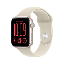Apple Watch SE 3 GPS 40mm Starlight Aluminium Case with Sand Sport Band M/L (MJKW4)