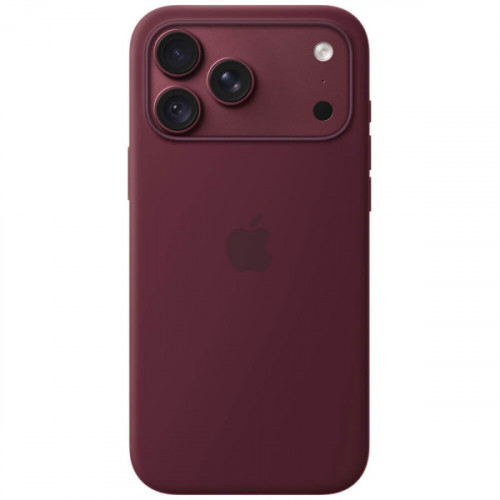 Чехол-накладка (силиконовый) Apple iPhone 18 Pro Max Silicone Case Burgundy (MK914)