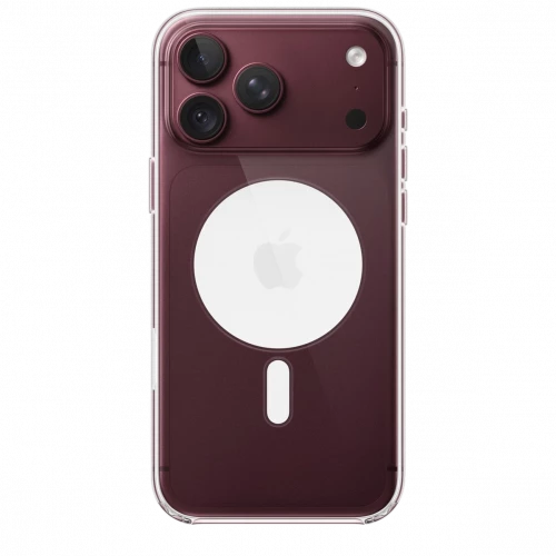 Чехол-накладка (пластиковый) Apple iPhone 18 Pro Max Clear Case with MagSafe (MKDV4)