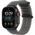 Apple Watch Ultra 4 Black Titanium Case with Translucent Black Ocean Band (MJAY4)