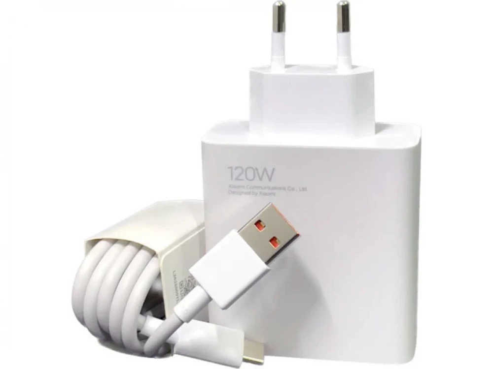 Xiaomi 120W Charger + USB Type-C Cable White (BHR6034EU)