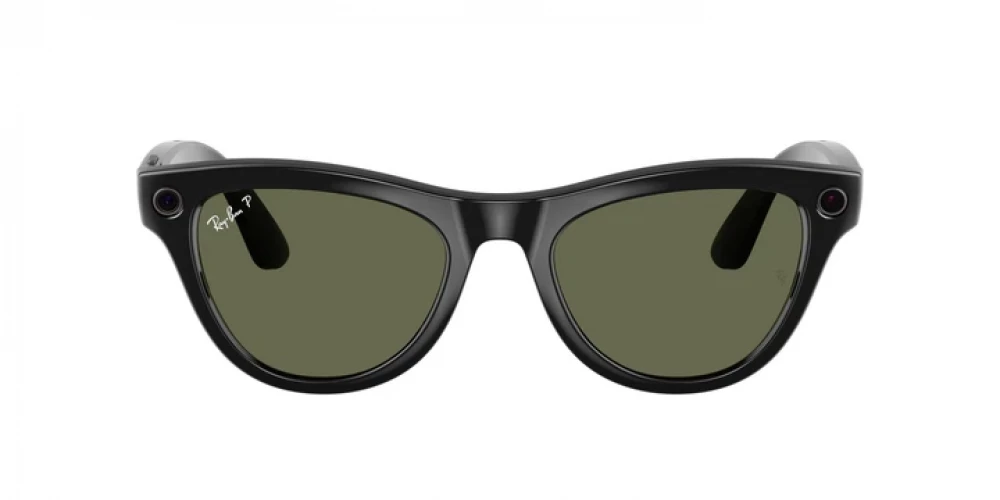 Ray-Ban Meta Skyler Shiny Black / Polarized G15 Green (RW4010 601/9А52-20)