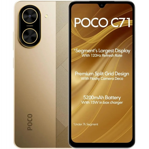 Xiaomi Poco C71 3/64GB Gold (with charger) (Global Version)