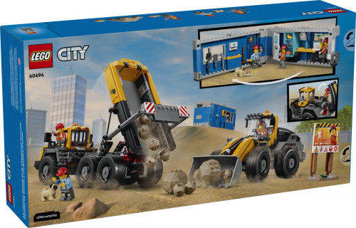 LEGO City Самосвал и фронтальный ковшовый погрузчик (60494)