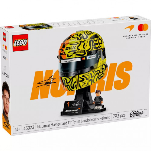 LEGO Editions Formula 1 McLaren Mastercard F1 Team Lando Norris Helmet (43023)