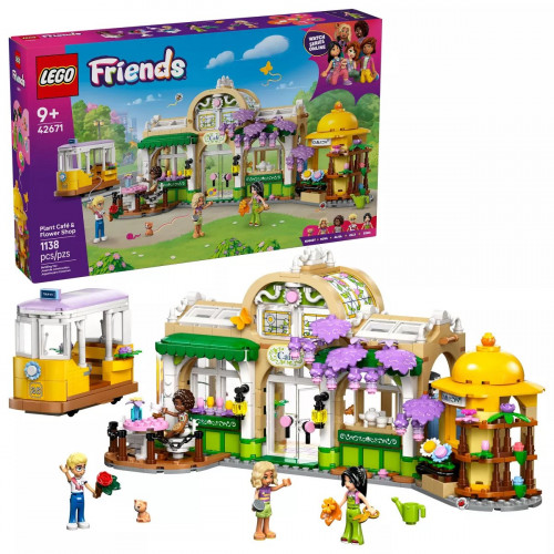 LEGO Friends Кафе с растениями и цветочный магазин (42671)