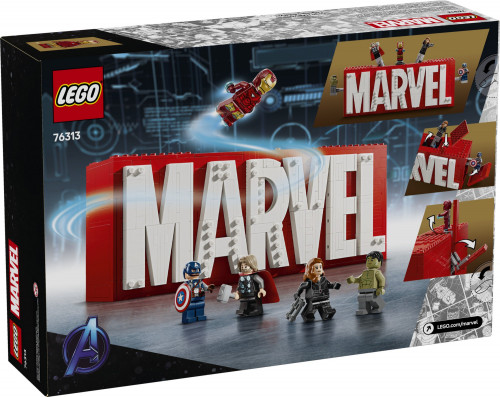 LEGO Marvel Логотип и минифигурки (76313)