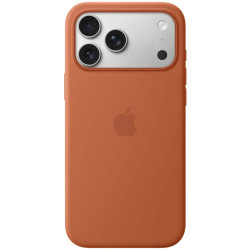Чехол-накладка (силиконовый) для iPhone 18 Pro Silicone Case High Copy with MagSafe & Button Coffee