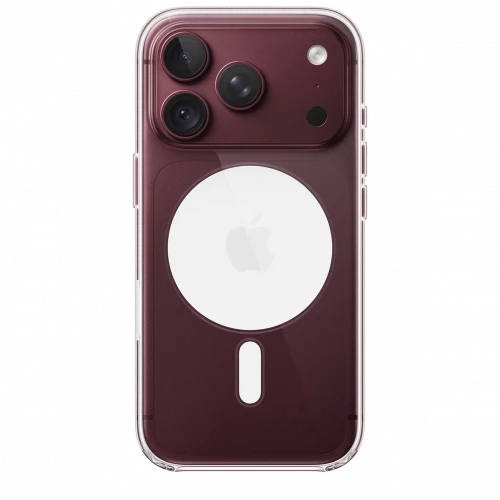 Чехол-накладка (пластиковый) Apple iPhone 18 Pro Clear Case with MagSafe (MKDU4)