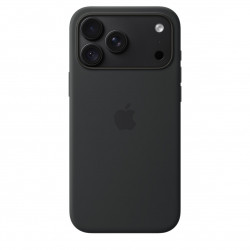 Чехол-накладка (силиконовый) для iPhone 18 Pro Max Silicone Case High Copy with MagSafe & Button Black