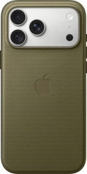 Чехол-накладка (тканевый) для iPhone 18 Pro Max TechWoven Case High Copy with MagSafe & Button Olive