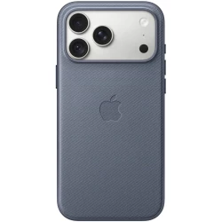 Чехол-накладка (тканевый) для iPhone 18 Pro Max TechWoven Case High Copy with MagSafe & Button Chambray Blue