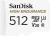 SanDisk 512 GB microSDXC High Endurance UHS-I U3 V30 + SD adapter (SDSQQNR-512G-GN6IA)
